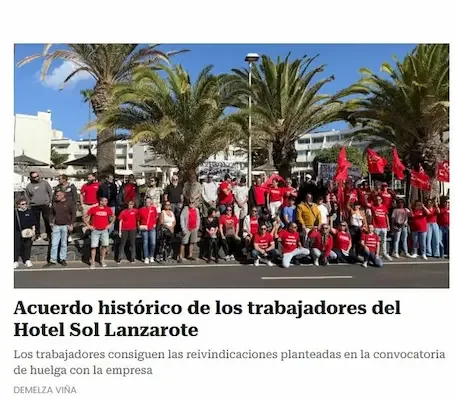 Sol Lanzarote en prensa