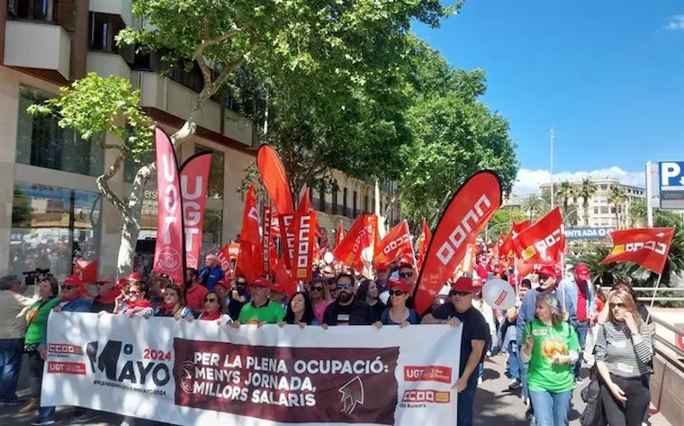 1 Mayo 2024 Islas Baleares CCOO