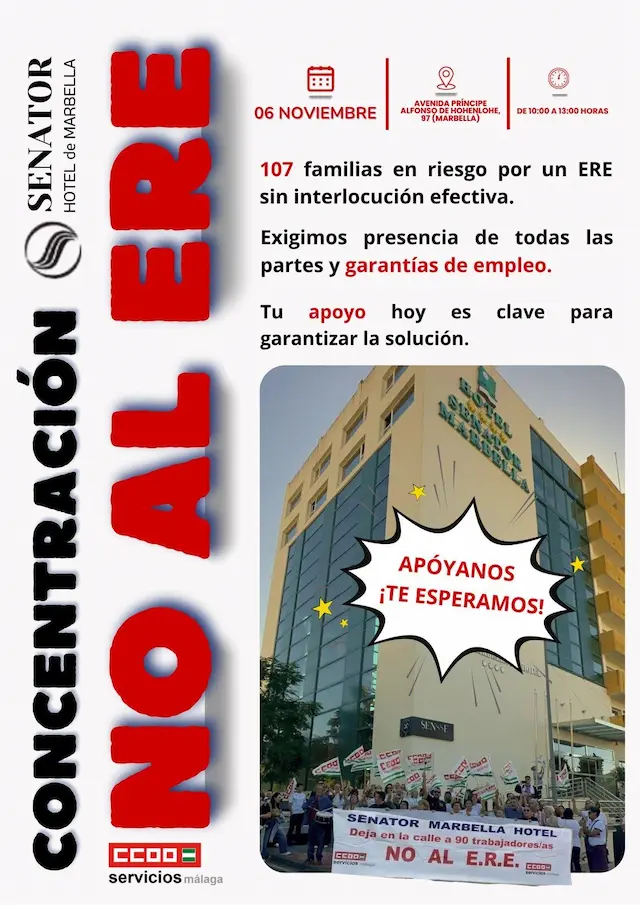 NO AL ERE SENATOR MELIA CCOO